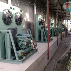 CỤM MÁY NÉN GIẢI NHIỆT GIÓ SỬ DỤNG MÁY NÉN BITZER SẢN XUẤT TẠI ĐỨC