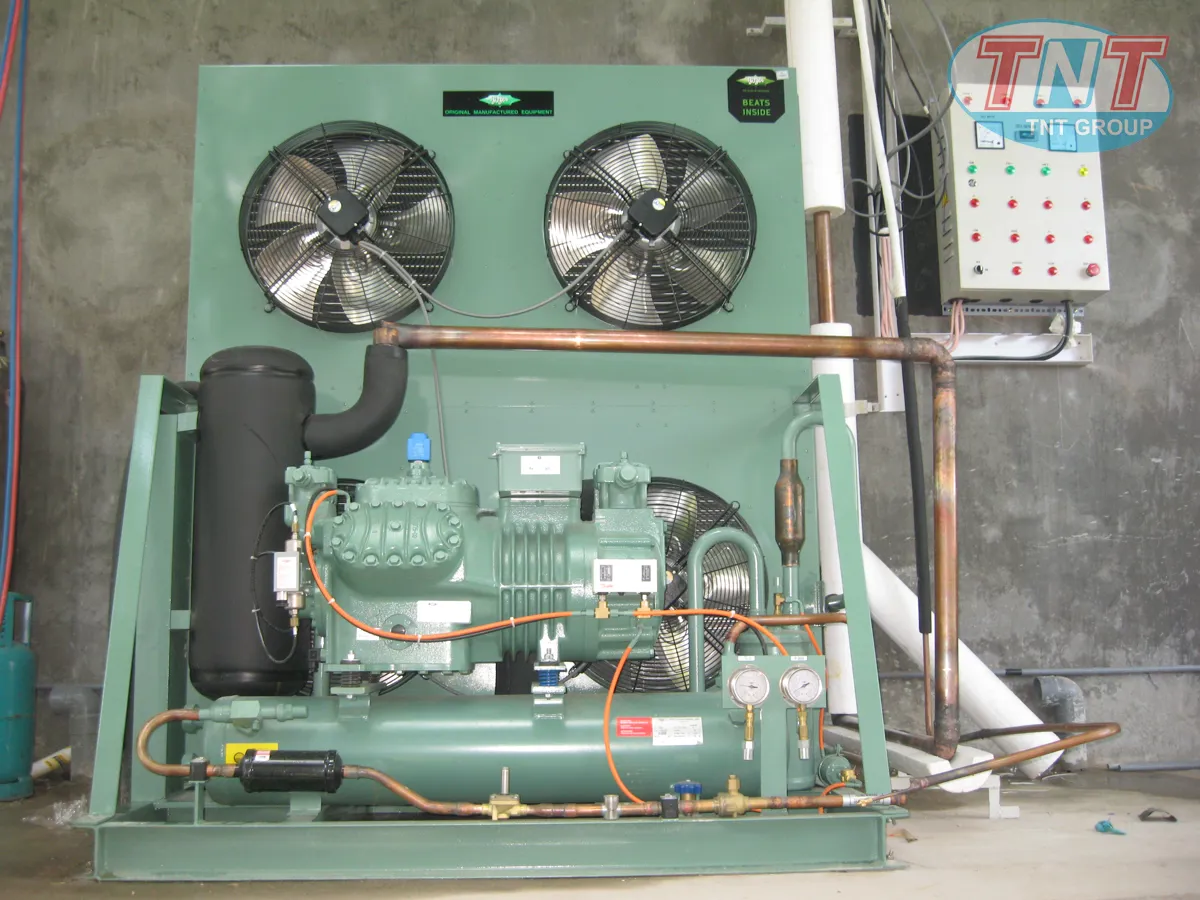 CỤM MÁY NÉN GIẢI NHIỆT GIÓ SỬ DỤNG MÁY NÉN BITZER SẢN XUẤT TẠI ĐỨC - Ảnh 9