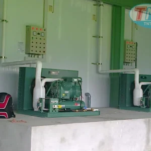 Alternative view of CỤM MÁY NÉN GIẢI NHIỆT GIÓ SỬ DỤNG MÁY NÉN BITZER SẢN XUẤT TẠI ĐỨC