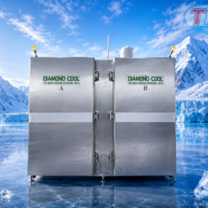 Tủ cấp đông ni tơ 600kg thị gà