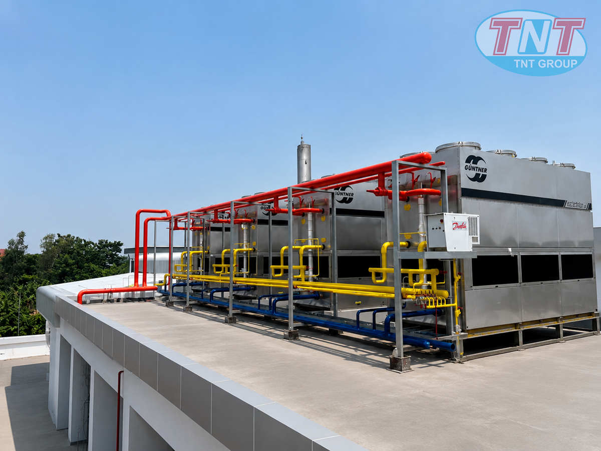 Dàn Ngưng hỗn hợp NH3 - Ảnh 2