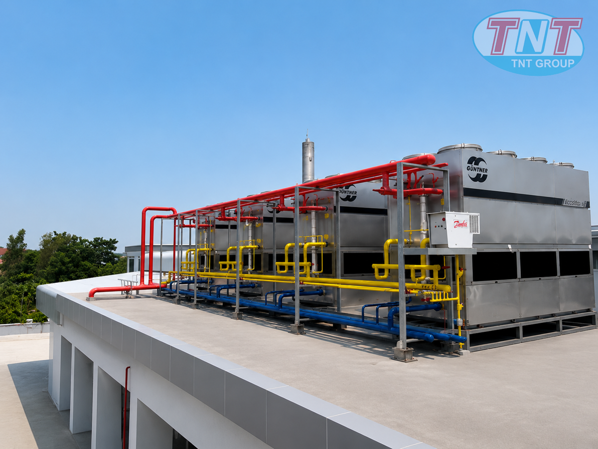 Dàn Ngưng hỗn hợp NH3 - Ảnh 3