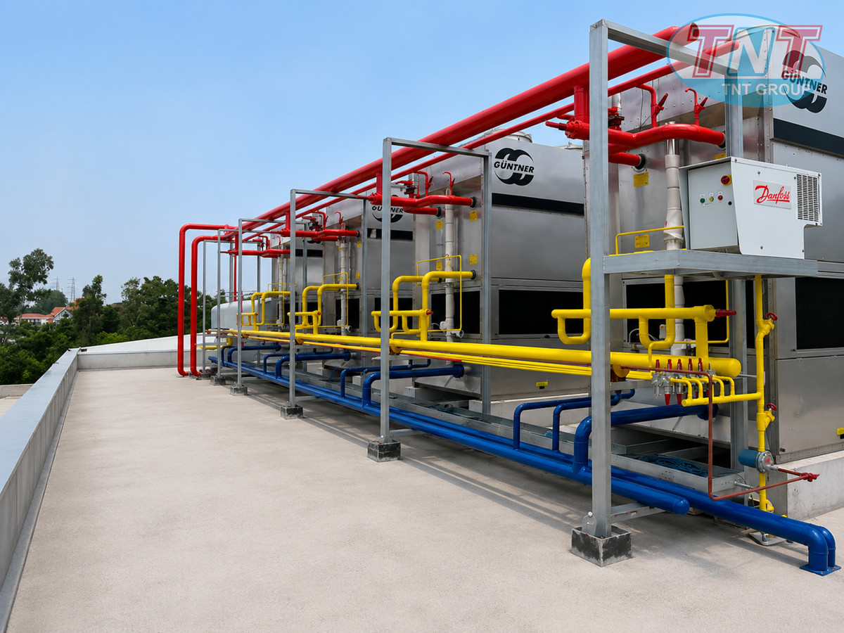 Dàn Ngưng hỗn hợp NH3 - Ảnh 4