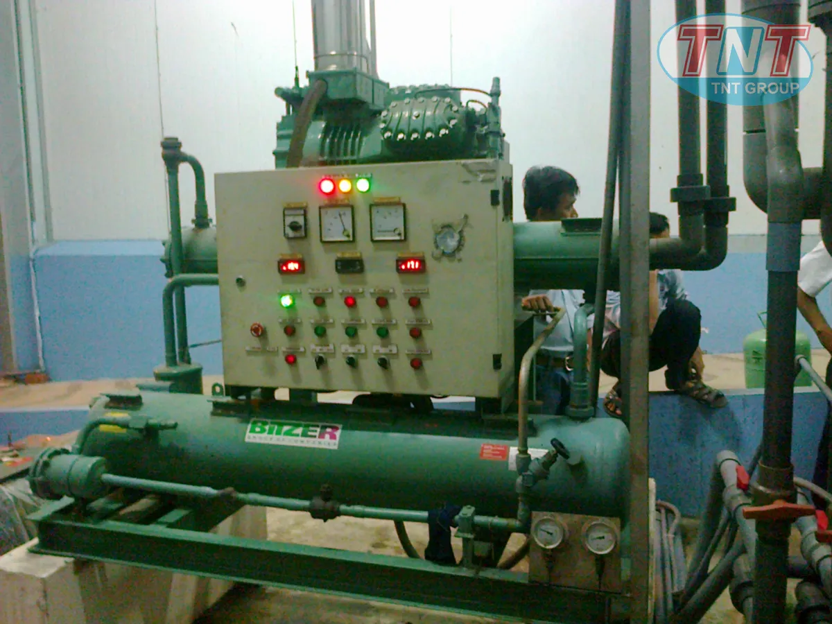 Cụm máy nén Bitzer giải nhiệt nước - hiệu Meluck - Ảnh 3