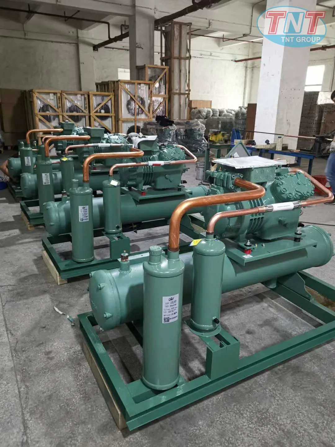 Cụm máy nén Bitzer giải nhiệt nước - hiệu Meluck - Ảnh 4