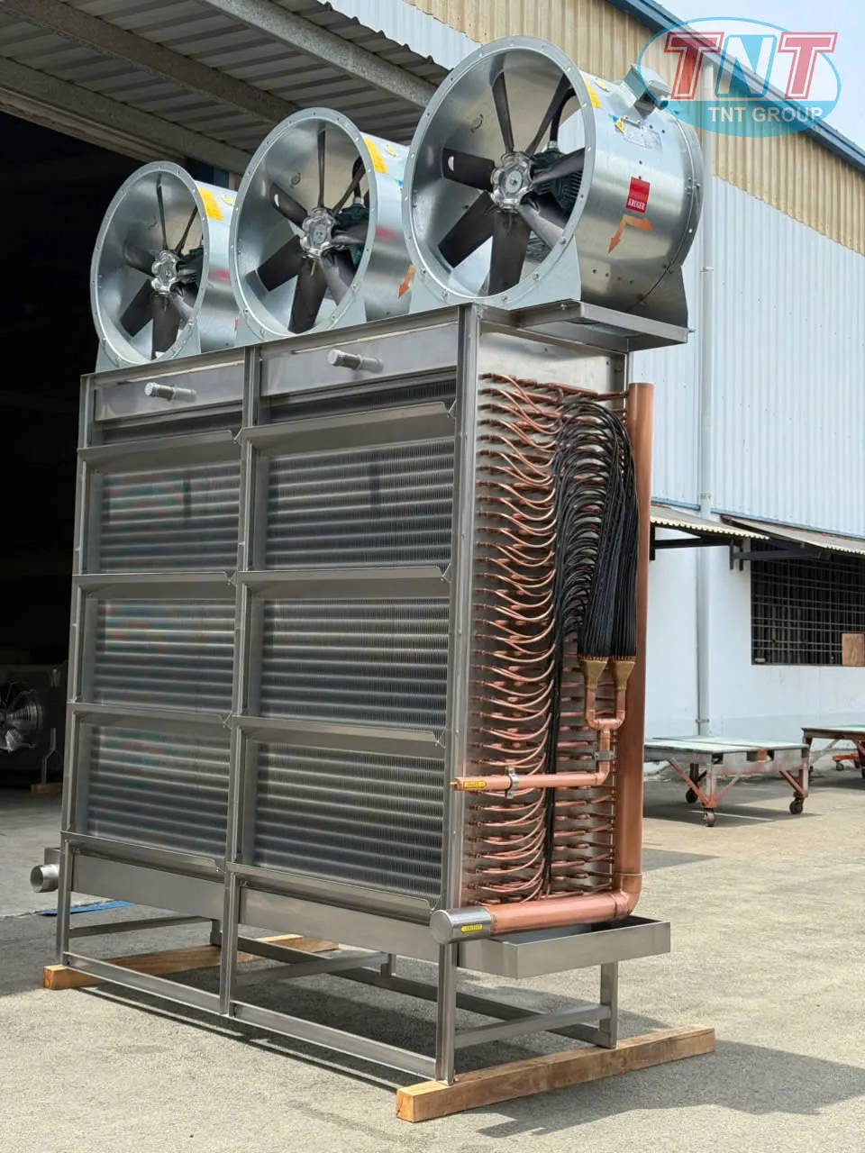 Dàn lạnh cấp đông gió -45C với công suất lạnh 60kw - Ảnh 8
