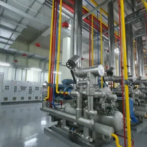 Alternative view of Hệ thống lạnh NH3 nhà máy hải sản