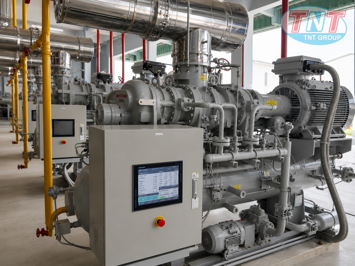 Hệ thống lạnh NH3 nhà máy hải sản