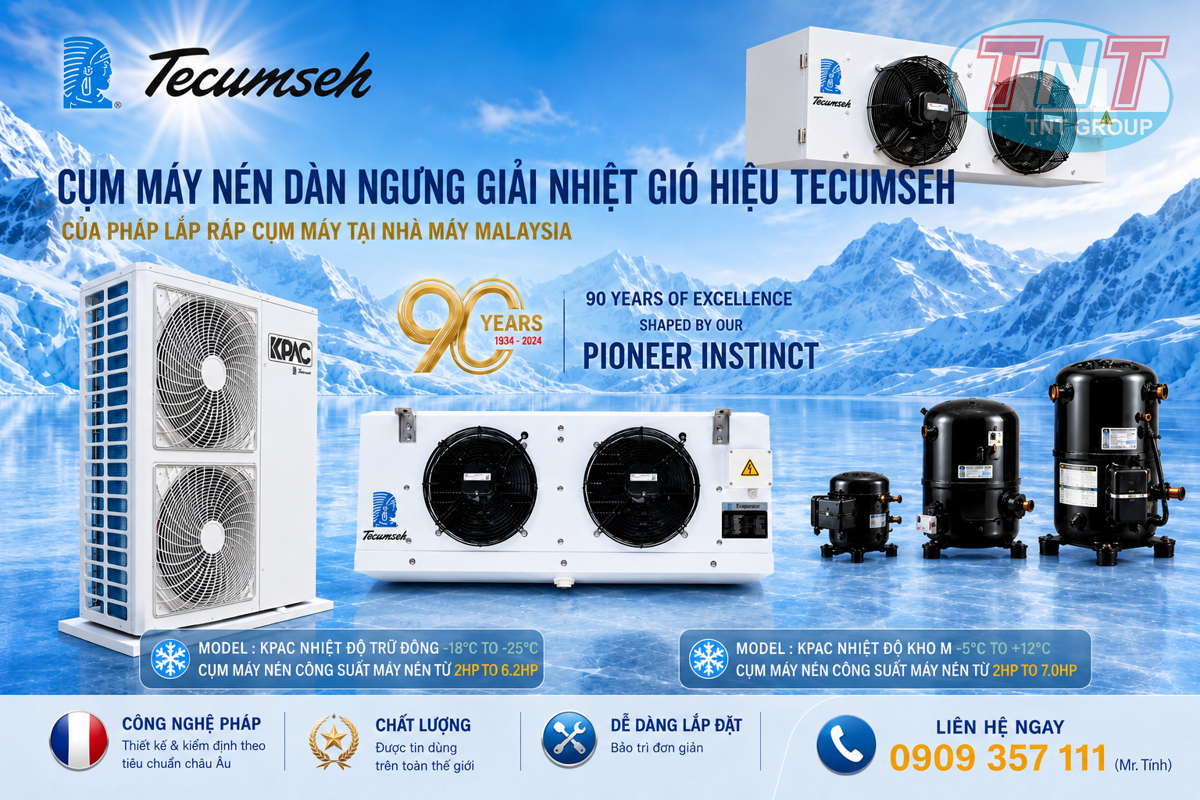 Cụm máy nén Tecumseh - Box - Ảnh 4