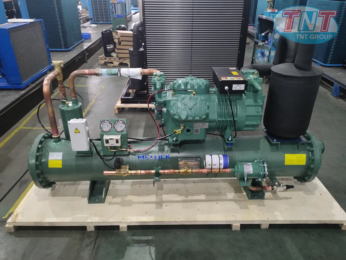Cụm máy nén Bitzer giải nhiệt nước - hiệu Meluck - Ảnh 9