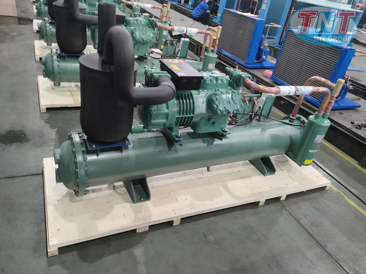 Cụm máy nén Bitzer giải nhiệt nước - hiệu Meluck - Ảnh 6