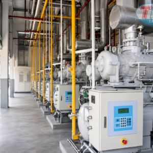 Hệ thống lạnh NH3 sử dụng máy nén Mycom cho IQF