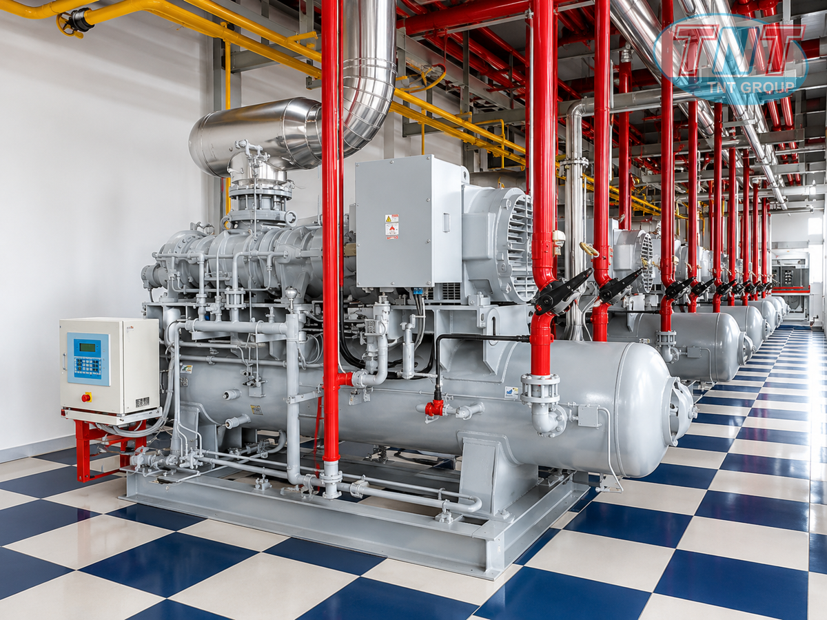 Hệ thống lạnh NH3 sử dụng máy nén Mycom - Ảnh 5