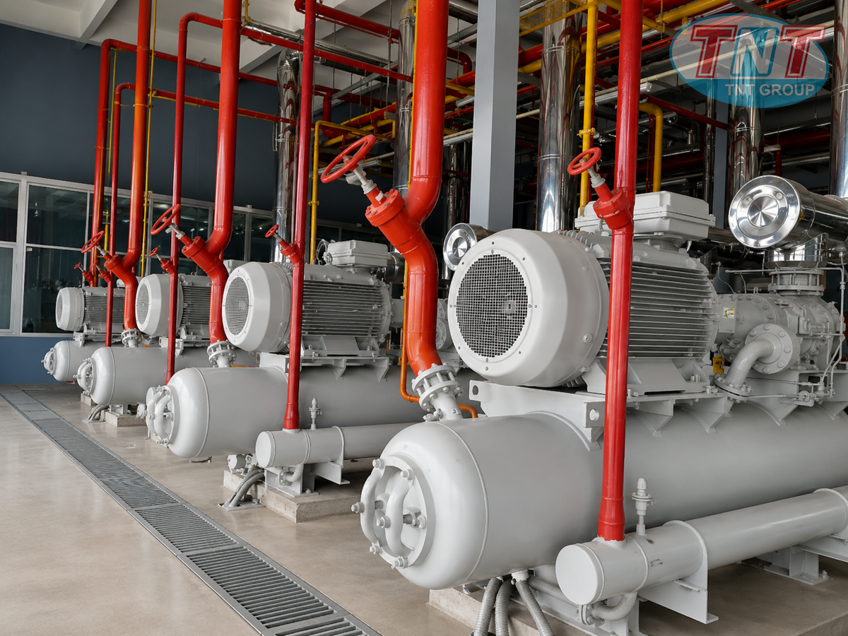 Hệ thống lạnh NH3 sử dụng máy nén Mycom - Ảnh 3