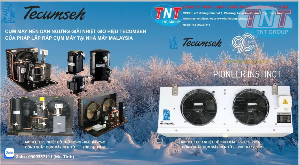 Máy nén Tecumseh của Pháp - Ảnh 9