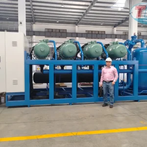 CỤM MÁY NÉN TRỤC VÍT SỬ DỤNG MÁY NÉN SẢN XUẤT TẠI ĐỨC