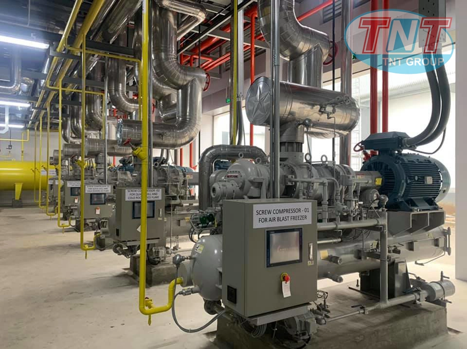 Hệ thống lạnh NH3 cho nhà máy thực phẩm